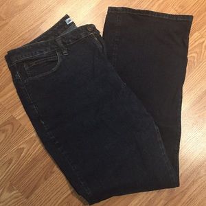 Lee slender secret dark washed jeans size 16P